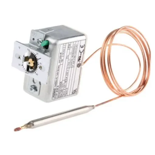 Jumo Capillary Thermostat, +300°C Max, SPST, Automatic Reset, Panel Mount - 602021/0005-064-000-25-1000-40-10-00-00-000-00-6 product image