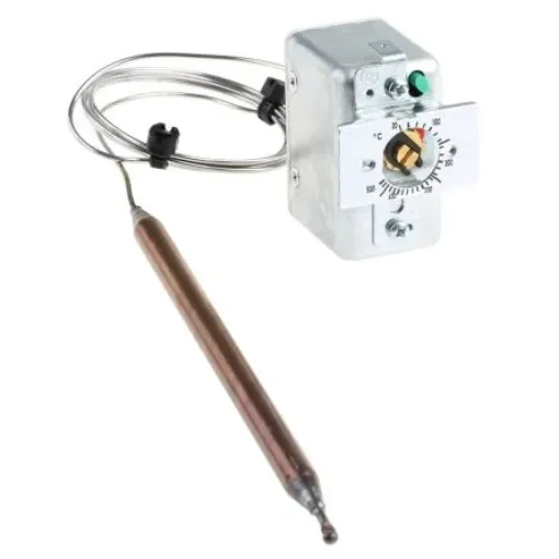 Jumo Capillary Thermostat, +500°C Max, SPST, Automatic Reset, Panel Mount - 602021/0005-046-000-50-1000-20-10-00-00-000-00-8 product image