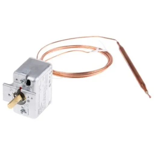 Jumo Capillary Thermostat, +150°C Max, SPST, Automatic Reset, Panel Mount - 602021/0001-027-000-25-2000-40-10-00-00-000-00-6 product image