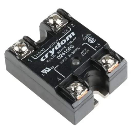 Sensata Crydom Series 1 Series Solid State Relay, 10 A Load, Panel Mount, 280 V rms Load, 32 V Control - D2410PG product image