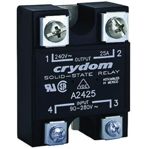 Sensata Crydom 1 Series Solid State Relay, 90 A Load, Panel Mount, 280 V rms Load, 32 V Control - D2490PG product image