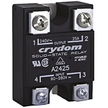 Sensata Crydom 1 Series Solid State Relay, 10 A Load, Panel Mount, 280 V rms Load, 280 V Control - A2410PG product image