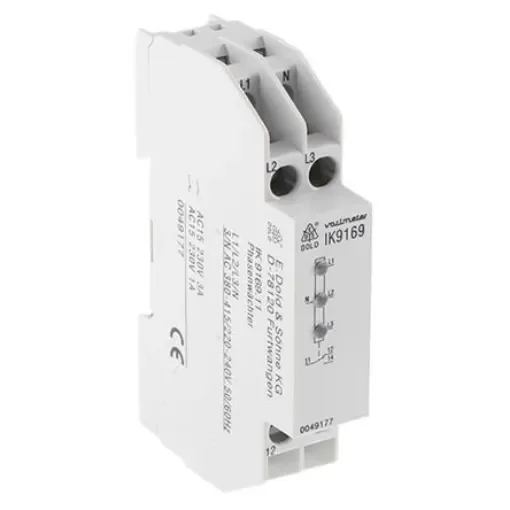 Dold Phase Monitoring Relay, 3 Phase, SPDT, DIN Rail - IK9169.11 3AC380-415/220-240V product image