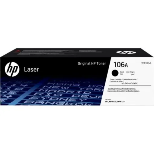 Hewlett Packard W1106A Black Toner Cartridge,  HP Compatible product image