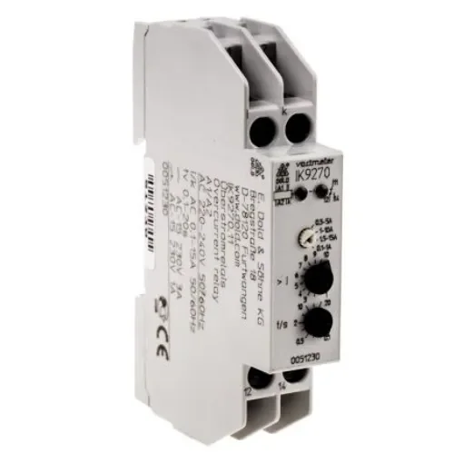 Dold Current Monitoring Relay, 1 Phase, SPDT, DIN Rail - IK 9270.11 AC 220-240V 0.1-15A Tv = 0.1-20S product image
