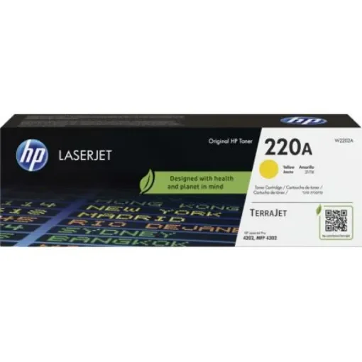 Hewlett Packard W2202A Yellow Toner Cartridge,  HP Compatible product image