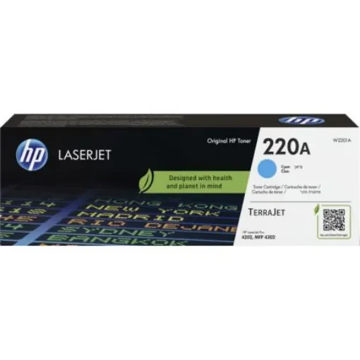Hewlett Packard W2201A Cyan Toner Cartridge,  HP Compatible product image
