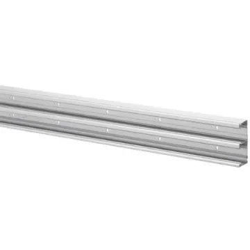 Planet-Wattohm Logix Grey Dado Trunking - Closed Slot, W130 mm x D50mm, L2m, Aluminium - 32609 product image