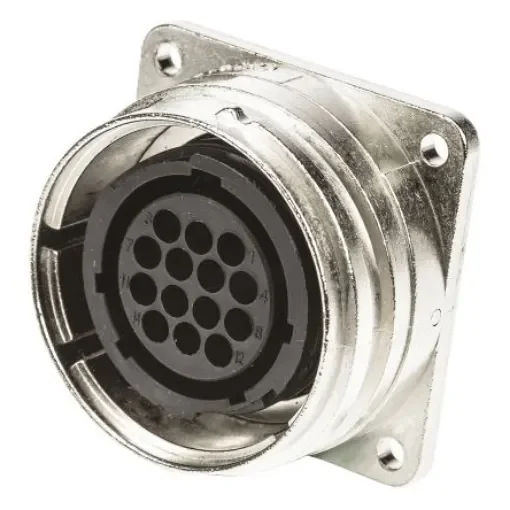 TE Connectivity Circular Connector, 14 Contacts, Panel Mount, Socket, Female, CMC Series 1 Series - 208487-1 product image