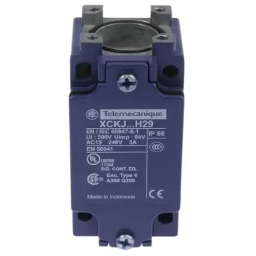 Telemecanique Sensors OsiSense XC Series Snap Limit Switch, NO/NC, IP65, DP, Metal Housing, 240V ac Max, 10A Max - ZCKJ1H29 product image