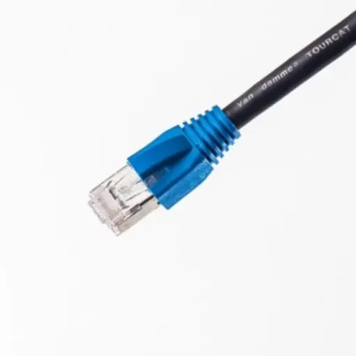 Van Damme104, 10m Cat6a, Black RJ45 to Male RJ45 Female, FTP, STP Shielded, Terminated - 104-466-010 product image