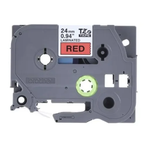 Brother Black on Red Label Printer Tape, 8 m Length, 24 mm Width - TZe-451 product image
