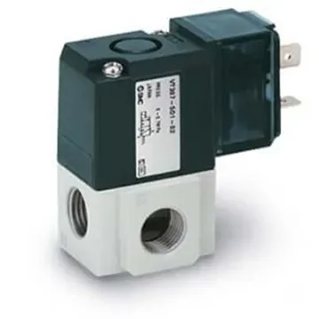 SMC 3 Port Solenoid Valve Solenoid Valve - Solenoid G 1/8 VT307 Series 24V dc - VT307E-5DO1-01F-Q product image