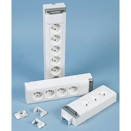 Legrand Type E - French 3 Gang Trailing Socket, 250 V ac, No - 0 506 09 product image