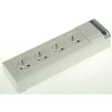 Legrand Type E - French 4 Gang Trailing Socket, 250 V ac, No - 0 506 10 product image