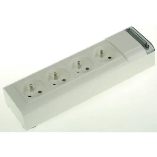 Legrand Type E - French 4 Gang Trailing Socket, 250 V ac, No - 0 506 10 product image