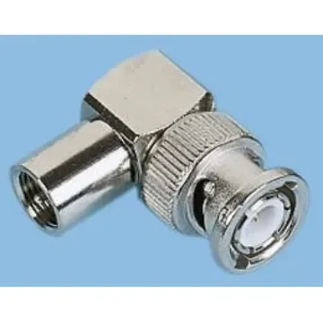 Telegartner Right Angle RF Adapter BNC Plug to FME Plug - J01008A0059 product image