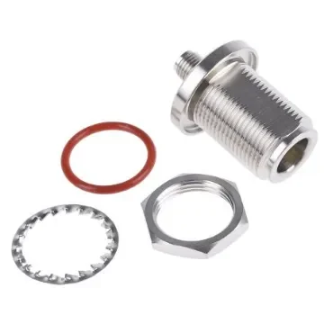 Radiall Straight 50O RF Adapter N Socket to SMA Socket 11GHz - R191332000 product image