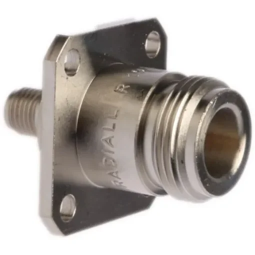 Radiall Straight 50O RF Adapter N Socket to SMA Socket 11GHz - R191381000 product image