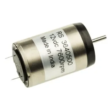 Portescap Brushed DC Motor, 4.5 W, 12 V dc, 8.48 mNm, 7600 rpm, 2mm Shaft Diameter - 22V28-213E.201 product image