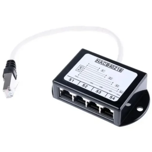 Decelect 4-Port RJ45 Splitter, FTP - SPE190688 product image