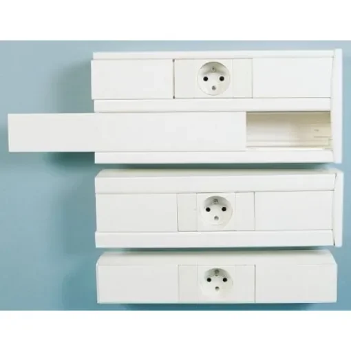 Planet-Wattohm PVC Cable Trunking Accessory, 130 x 50mm, Logix - 48007 product image