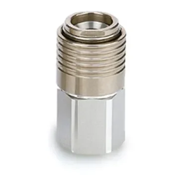 SMC Stainless Steel Female Coupler Nipple, 3/8 in Female Female Thread - KKA4S-03F product image