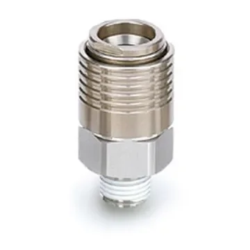 SMC Stainless Steel Female Coupler Nipple, 1/2 in Female Male Thread - KKA4S-04M product image