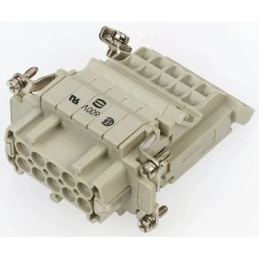 Han B Series size 6 B Connector Insert, Male, 6 Way, 16A, 500 V - 09330064625 product image