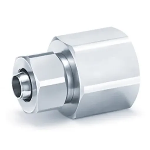 SMC KFG2 Series Female Connector, 12 mm to Rc 3/8, Threaded-to-Tube Connection Style, KFG2F1209-03 product image
