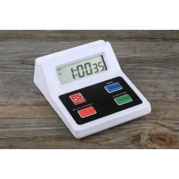 RS PRO White Digital Desktop Timer - 3656230 product image