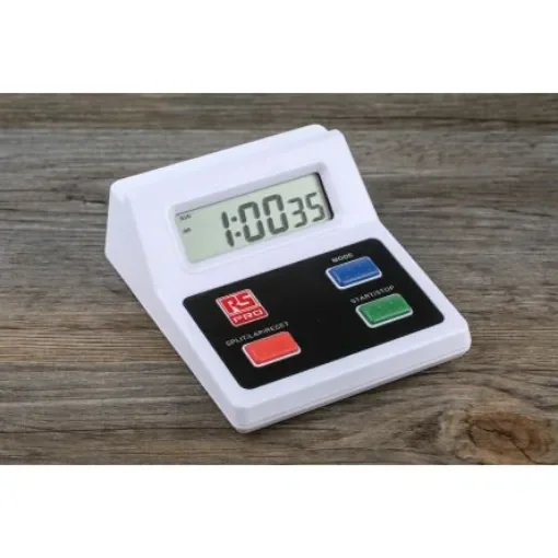 RS PRO White Digital Desktop Timer - 3656230 product image