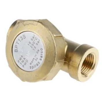 Spirax Sarco 13 bar Brass Thermostatic Steam Trap, 1/2 in BSP Female - 1225600 product image