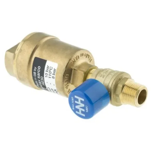 Spirax Sarco Copper Alloy Automatic Air Vent 1/2 in BSP, 1/4 in BSP - 175100 product image