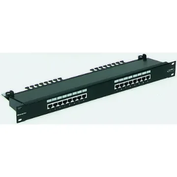 Brand-Rex GigaPlus Series Cat5e 24 Port RJ45 RJ Patch Panel FTP 1U Black - GPCPNLF24OK2M product image