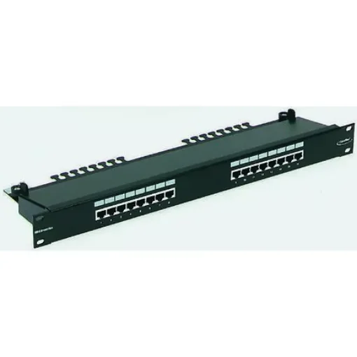 Brand-Rex GigaPlus Series Cat5e 24 Port RJ45 RJ Patch Panel FTP 1U Black - GPCPNLF24OK2M product image