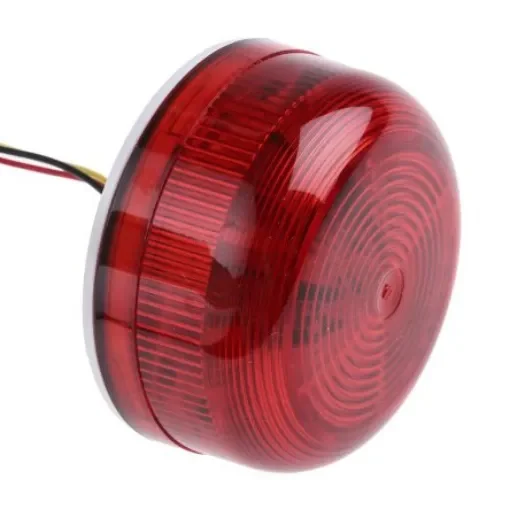 Klaxon Flashguard QBS Series Red Flashing Beacon, 12 V dc, 24 V dc, Surface Mount, Xenon Bulb - QBS-0040 product image