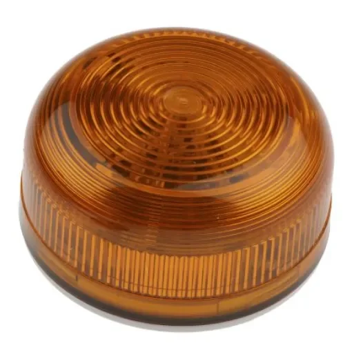 Klaxon Flashguard QBS Series Amber Flashing Beacon, 12 V dc, 24 V dc, Surface Mount, Xenon Bulb - QBS-0044 product image