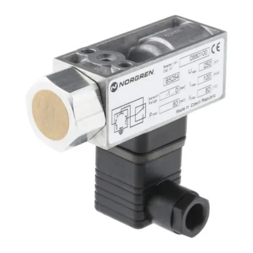 Norgren Pressure Switch, G 1/4 -1bar to 0bar - 880100000000000 product image