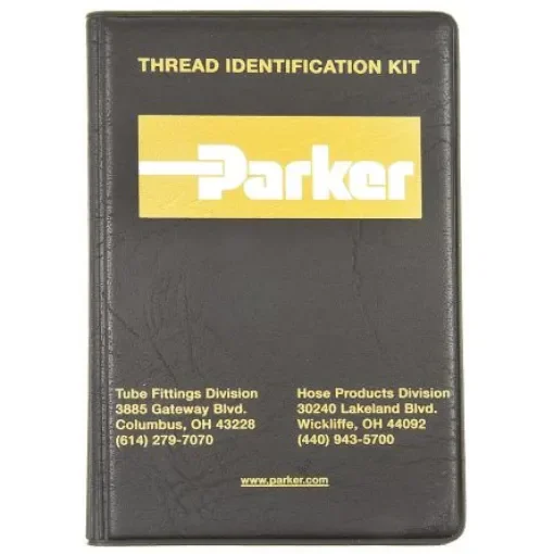 Parker Hydraulic Thread Identification Kit MIK-1, Caliper Set, Instruction Booklet, Thread Profiles product image