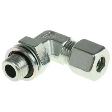 Parker Elbow 90° Tube to Port Male 24° DIN Cone to Male BSPP, WEE08LRCF product image