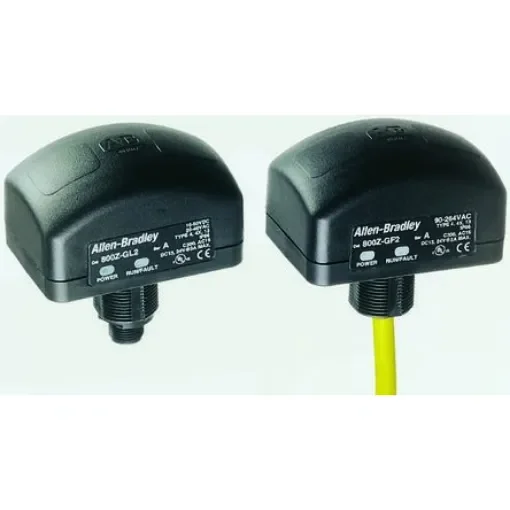 Allen Bradley 1 Button, Black, Yellow, 800Z Series - 800Z-GF2065 product image