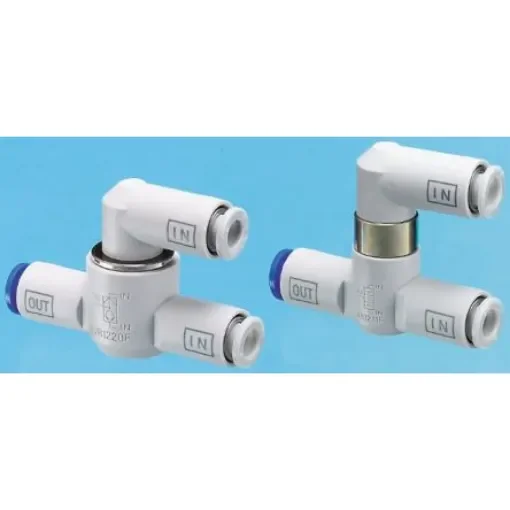 SMC VR12 Series, Pneumatic Shuttle Valve OR Logic Function 8mm Tube, Tube Connection, 1 MPa Max Operating Pressure - VR1220F-08 product image