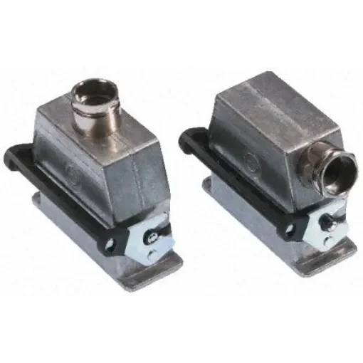 EPIC H-B Heavy Duty Power Connector Hood, 16 Contacts, PG21 Thread, Side Entry - 70365000 product image