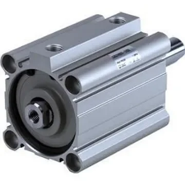 SMC Pneumatic Piston Rod Cylinder - CQ2WB16-10DM, 16mm Bore, 10mm Stroke, CQ2 Series, Double Acting product image