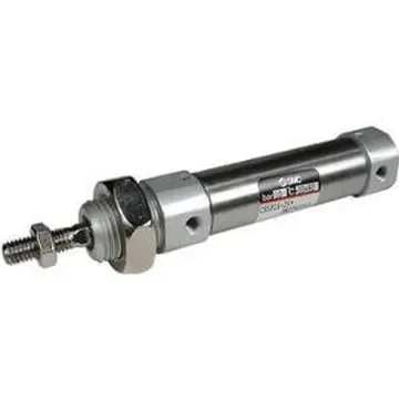 SMC Pneumatic Piston Rod Cylinder - CQ2KB16-15DM, 10mm Bore, 65mm Stroke, C85 Series, Double Acting - CD85N10-65-B product image