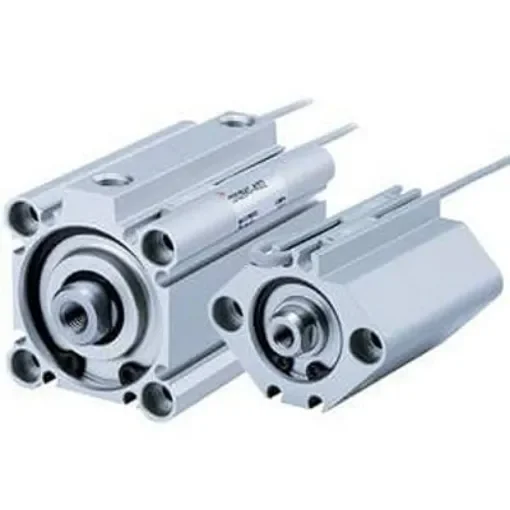 SMC Pneumatic Piston Rod Cylinder - CQ2A20-50DM, 20mm Bore, 50mm Stroke, CQ2 Series, Double Acting product image
