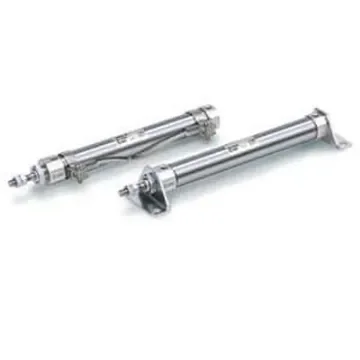SMC Pneumatic Piston Rod Cylinder - CJ2B16-100Z, 16mm Bore, 100mm Stroke, CJ2 Series, Double Acting product image