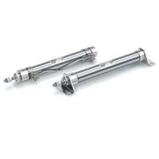 SMC Pneumatic Piston Rod Cylinder - CJ2D16-30Z, 16mm Bore, 30mm Stroke, CJ2 Series, Double Acting product image