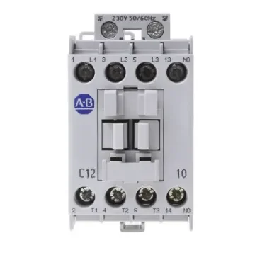 Allen Bradley 100 Series 100C Contactor, 230 V ac Coil, 3-Pole, 12 A, 5.5 kW, 3NO, 690 V ac - 100-C12KF10 product image